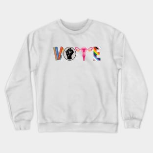 Vote Banned Books Reproductive Rights, BLM Political Activism Pro Roe V Wade, Election , LGBTQ Pride Crewneck Sweatshirt